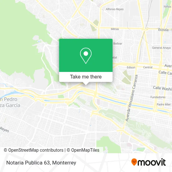 Notaria Publica 63 map