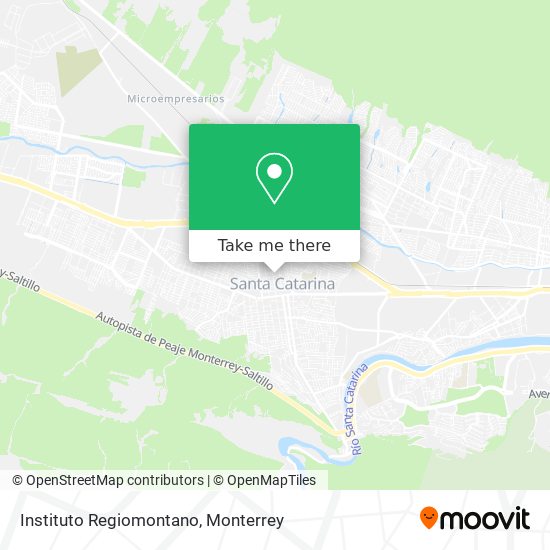 Instituto Regiomontano map