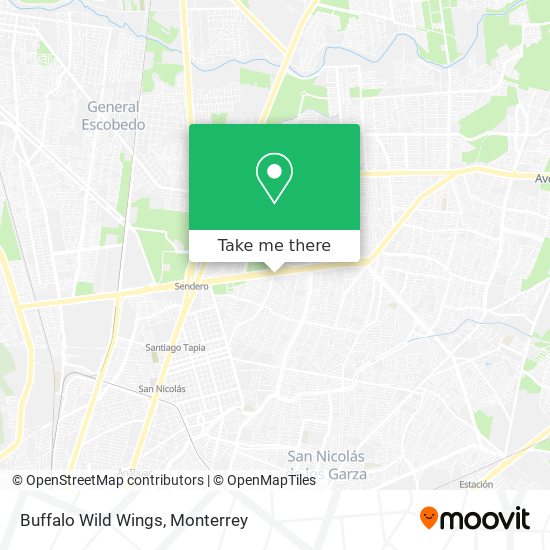Mapa de Buffalo Wild Wings