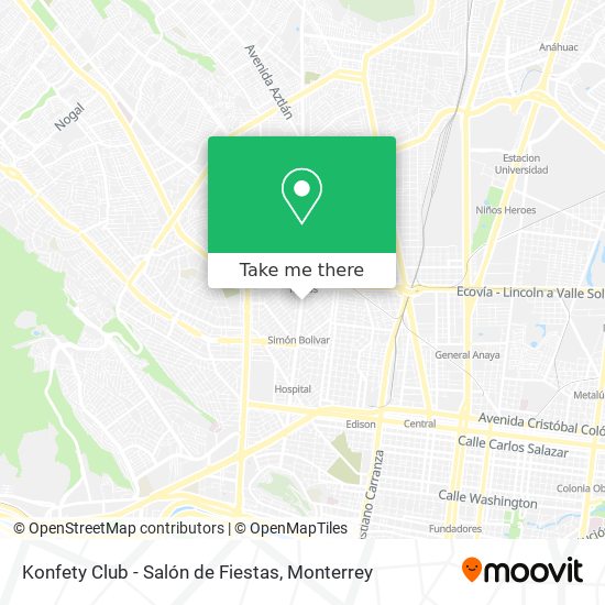 Konfety Club - Salón de Fiestas map
