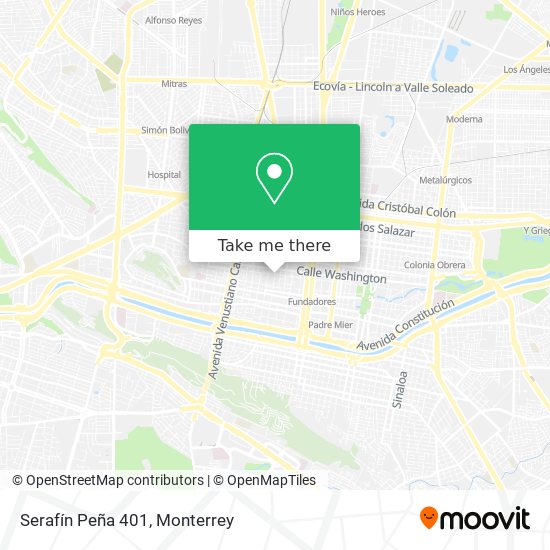 Mapa de Serafín Peña 401
