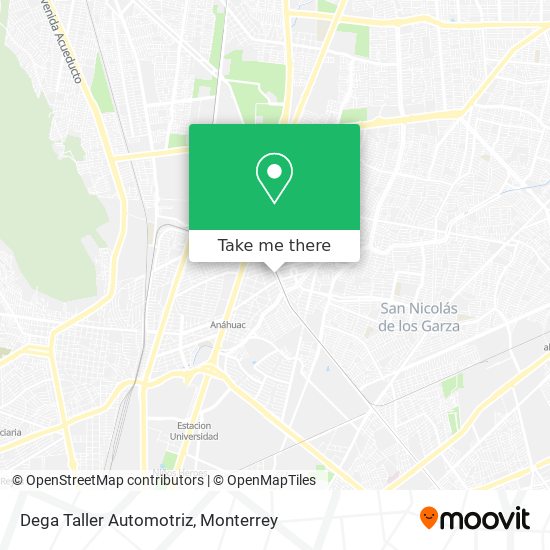 Dega Taller Automotriz map
