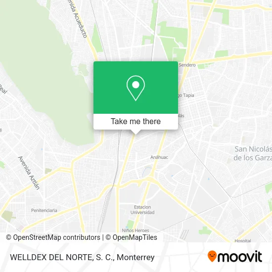 Mapa de WELLDEX DEL NORTE, S. C.