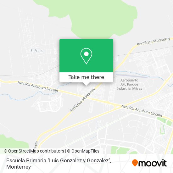 Escuela Primaria "Luis Gonzalez y Gonzalez" map