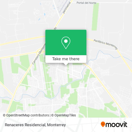 Renaceres Residencial map