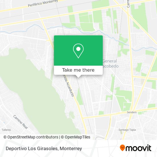 Mapa de Deportivo Los Girasoles