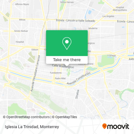 Mapa de Iglesia La Trinidad