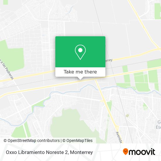 Oxxo Libramiento Noreste 2 map