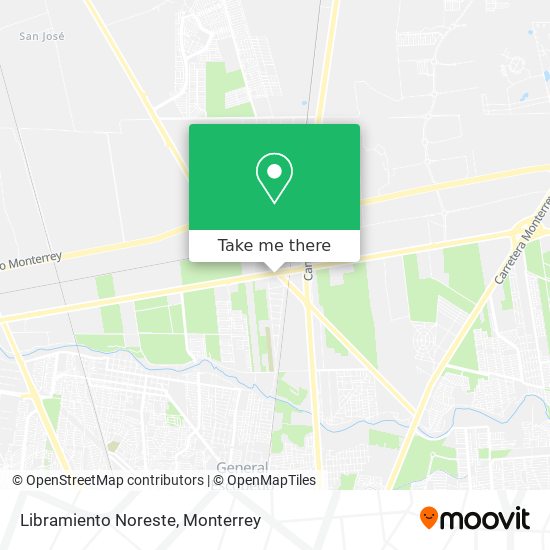 Libramiento Noreste map