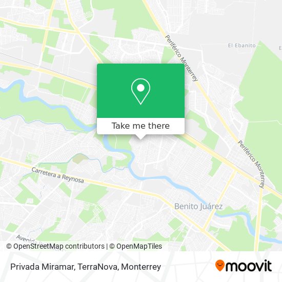 Mapa de Privada Miramar, TerraNova