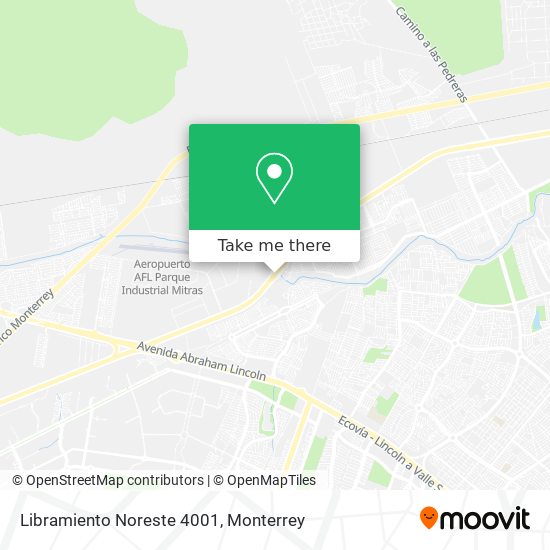 Libramiento Noreste 4001 map
