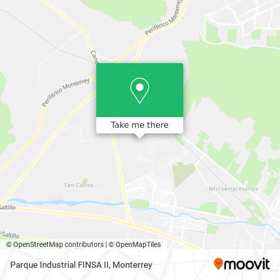 Mapa de Parque Industrial FINSA II