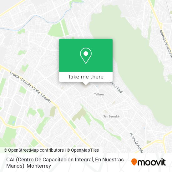 Mapa de CAI (Centro De Capacitación Integral, En Nuestras Manos)