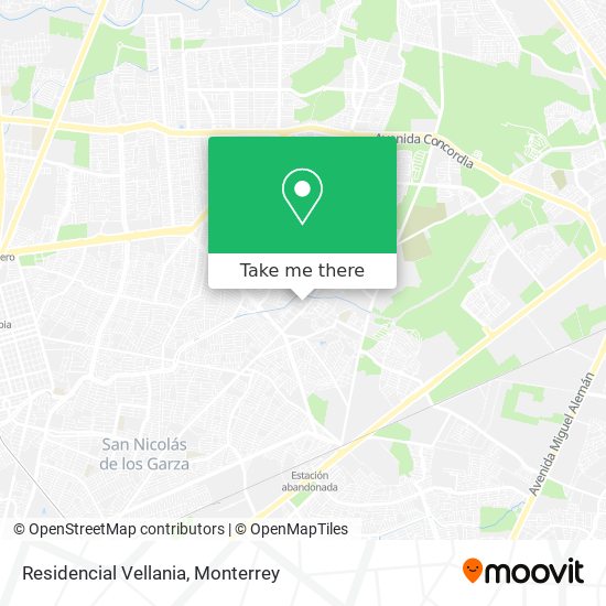 Mapa de Residencial Vellania