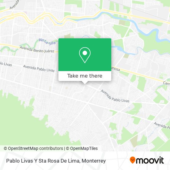 Pablo Livas Y Sta Rosa De Lima map