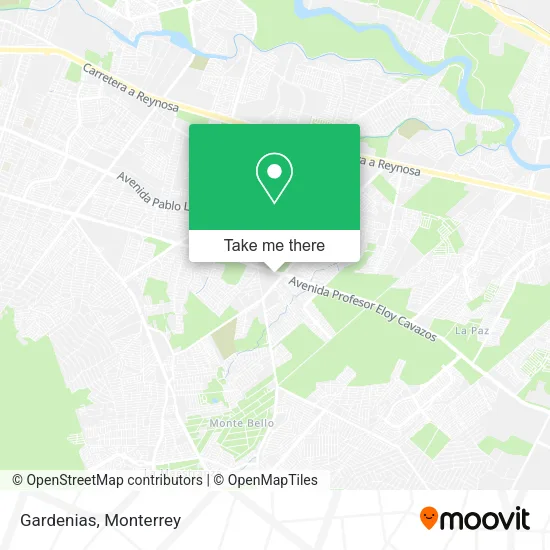 Gardenias map