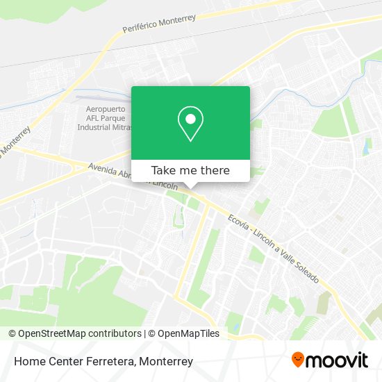 Home Center Ferretera map