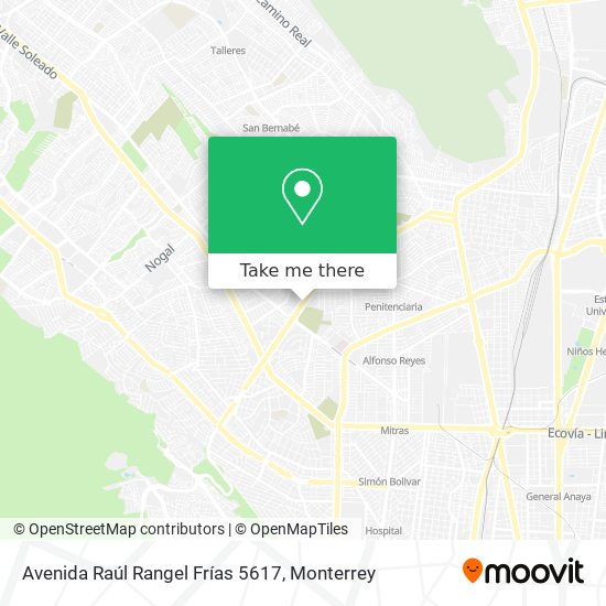 Mapa de Avenida Raúl Rangel Frías 5617