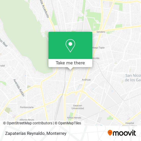 Zapaterías Reynaldo map