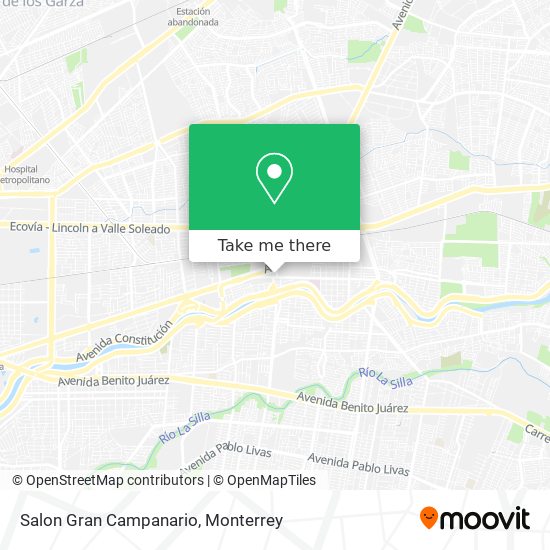 Salon Gran Campanario map