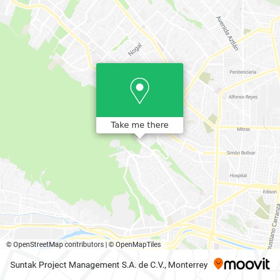 Suntak Project Management S.A. de C.V. map