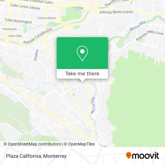 Plaza California map