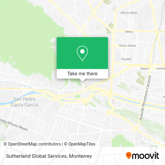 Sutherland Global Services map