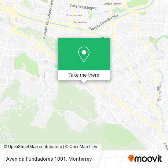 Avenida Fundadores 1001 map