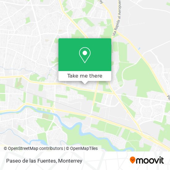 Mapa de Paseo de las Fuentes
