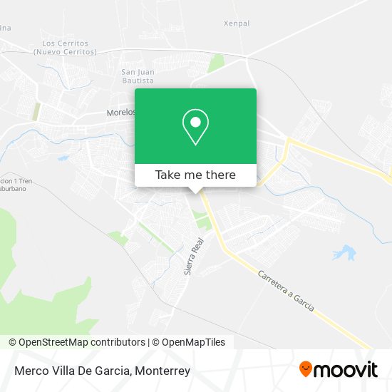 Mapa de Merco Villa De Garcia