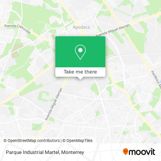 Parque Industrial Martel map