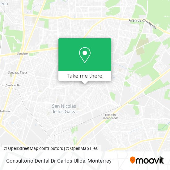Mapa de Consultorio Dental Dr Carlos Ulloa