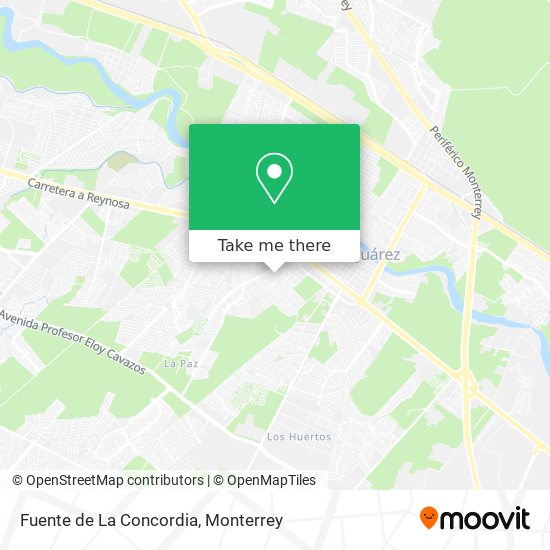 Mapa de Fuente de La Concordia
