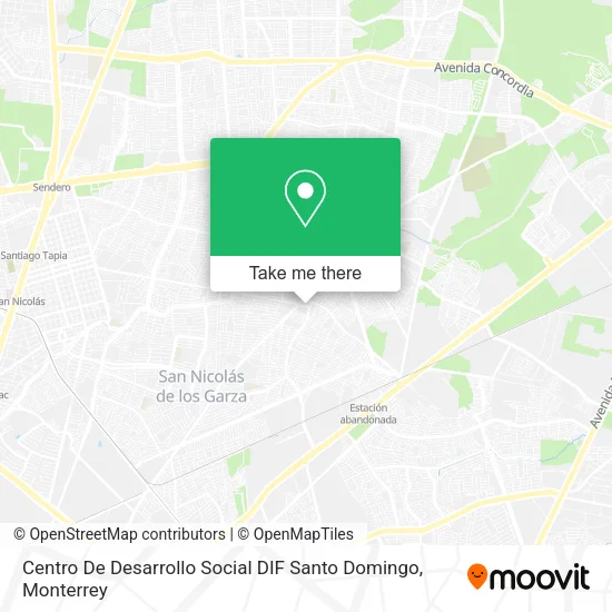 Mapa de Centro De Desarrollo Social DIF Santo Domingo