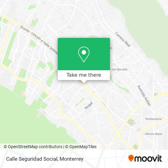 Calle Seguridad Social map