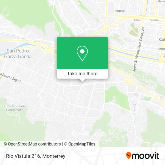 Río Vístula 216 map