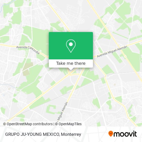 GRUPO JU-YOUNG MEXICO map