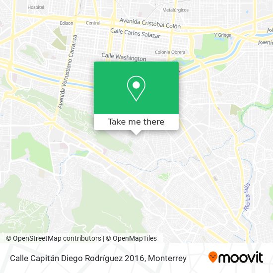 Mapa de Calle Capitán Diego Rodríguez 2016