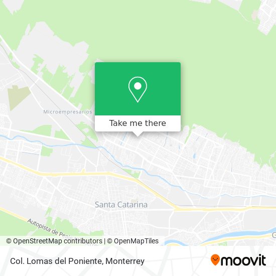 Mapa de Col. Lomas del Poniente
