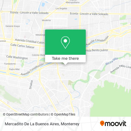 Mercadito De La Buenos Aires map