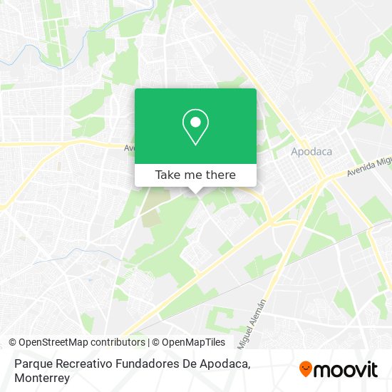 Parque Recreativo Fundadores De Apodaca map