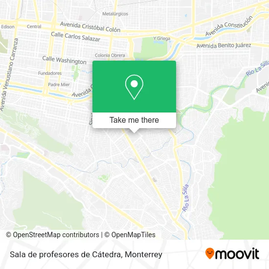 Sala de profesores de Cátedra map