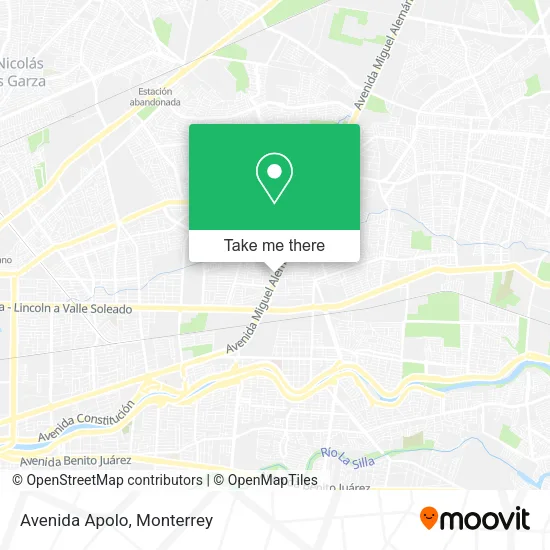 Avenida Apolo map