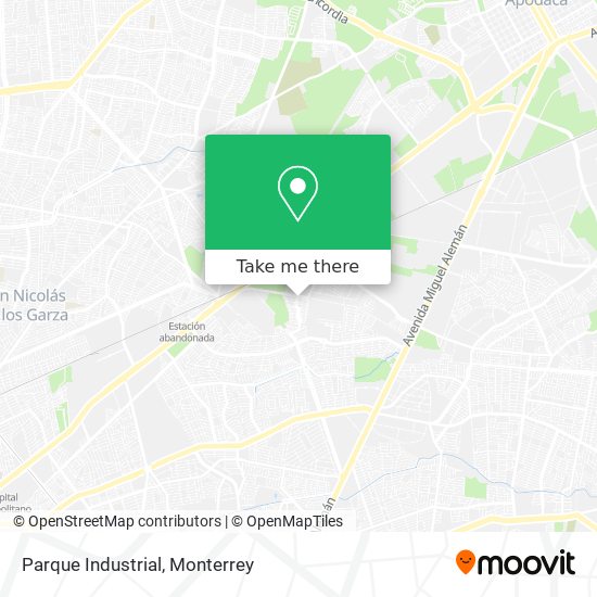 Parque Industrial map