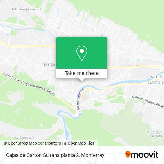 Cajas de Carton Sultana planta 2 map