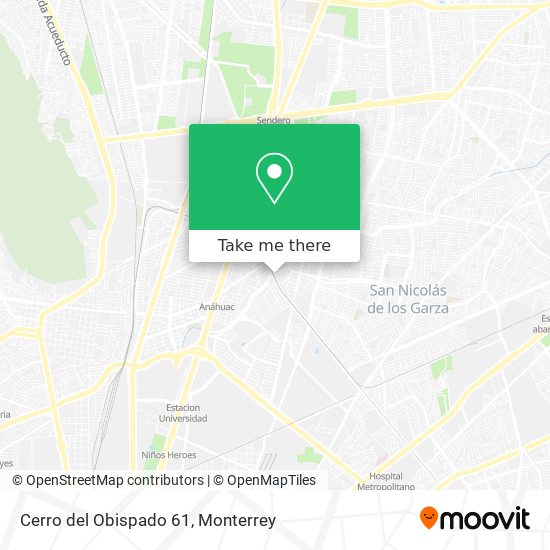 Cerro del Obispado 61 map