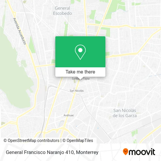 Mapa de General Francisco Naranjo 410