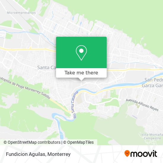 How to get to Fundicion Aguilas in San Pedro Garza García by Bus?