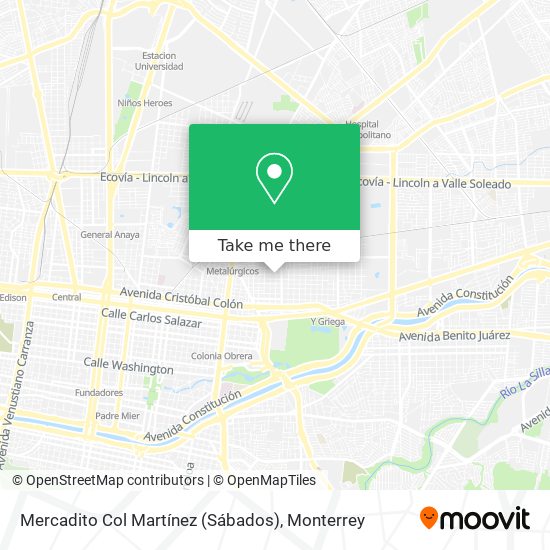 Mercadito Col Martínez (Sábados) map