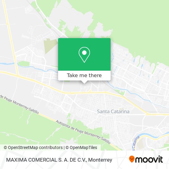 MAXIMA COMERCIAL S. A. DE C.V. map